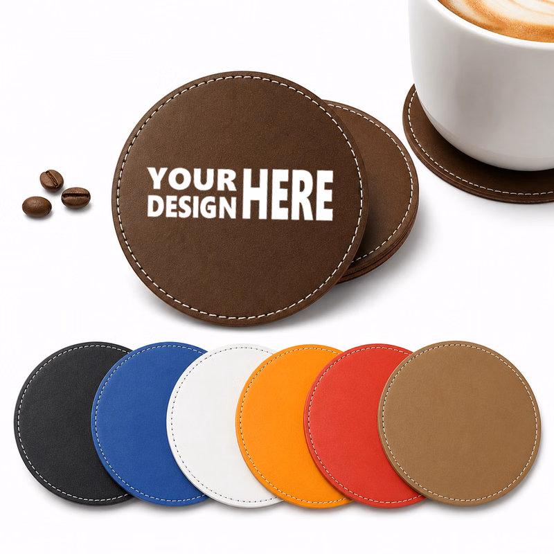 Leather Coasters for Drinks