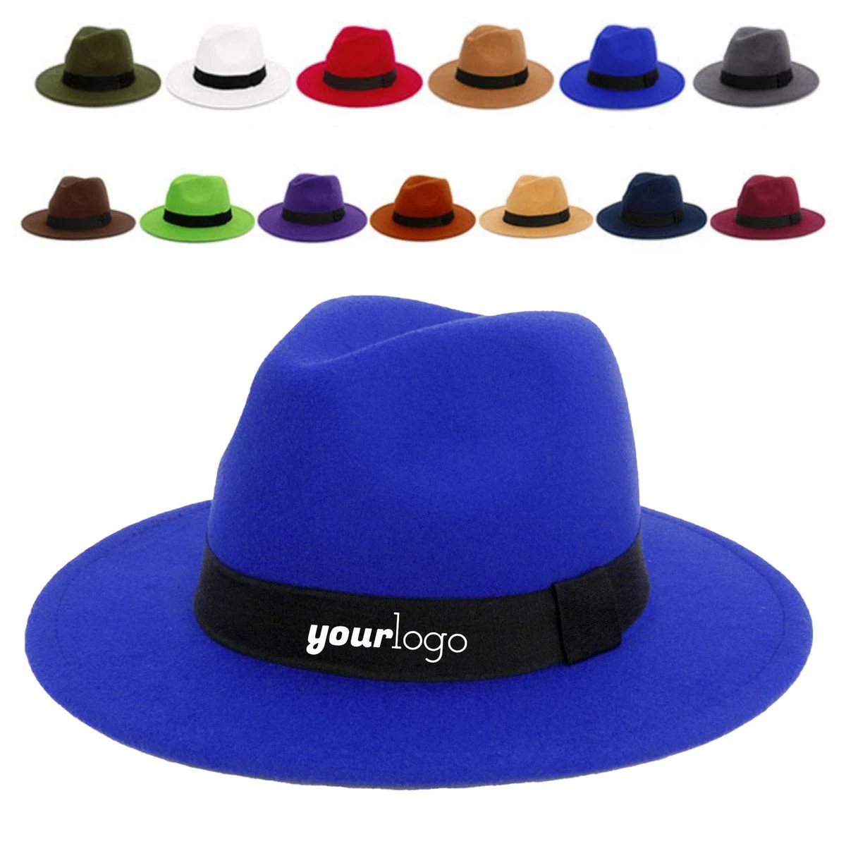 Unisex Wide Brim Fedora 1