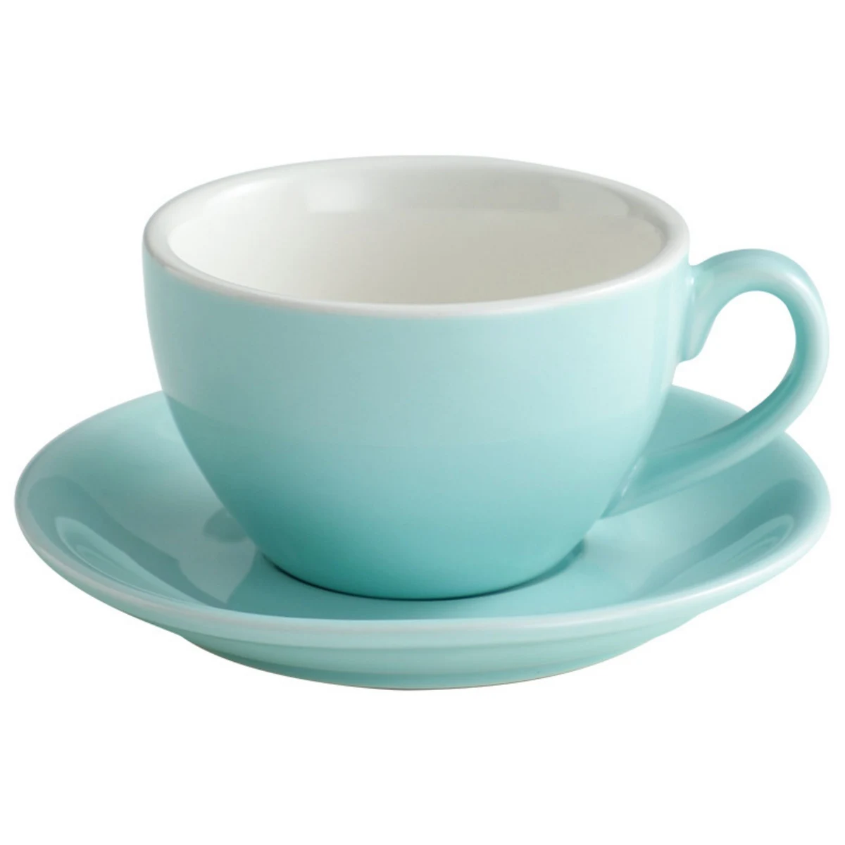 8 oz Colorful Ceramic Mug With Tray 1