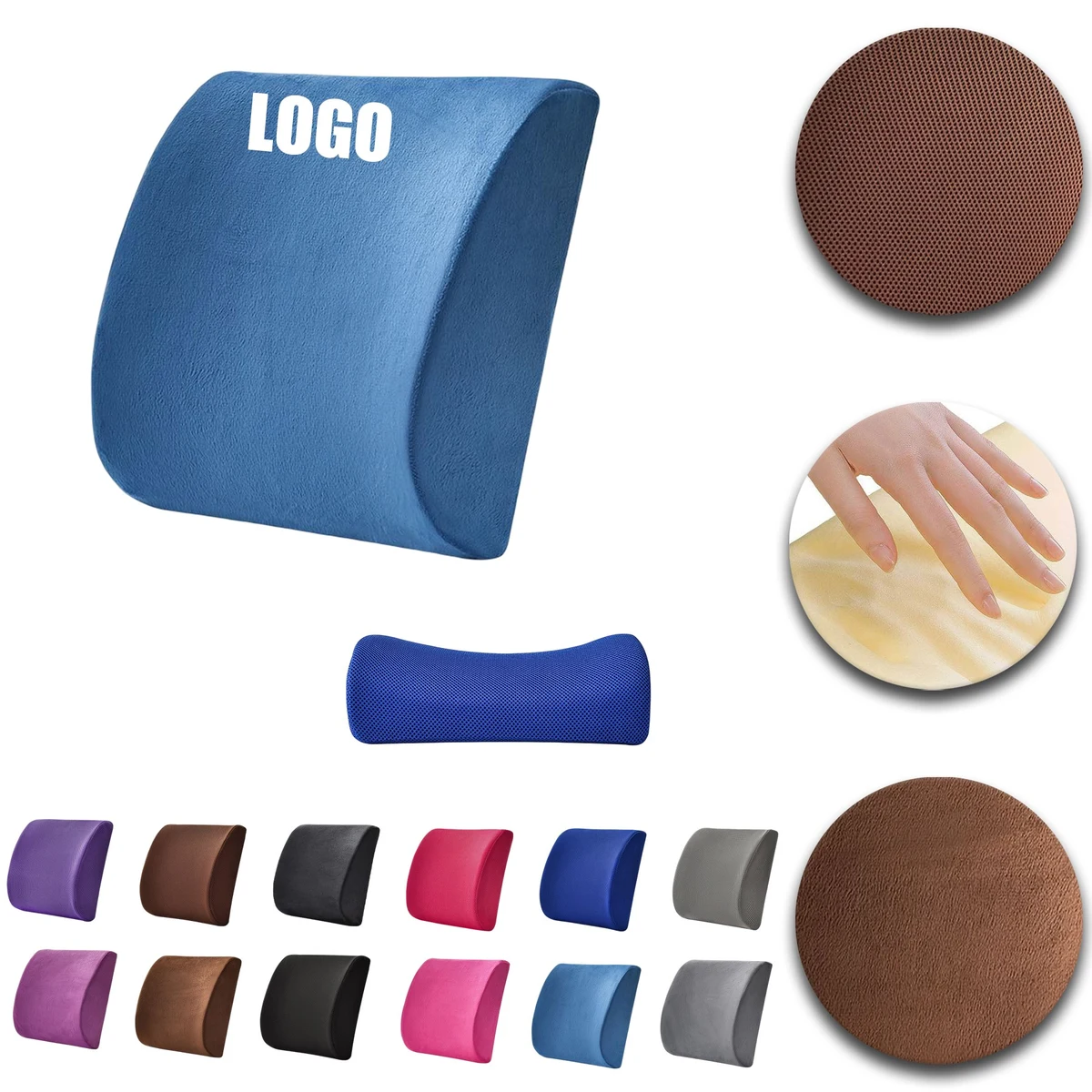 Memory Foam Lumbar Support Pillow 1