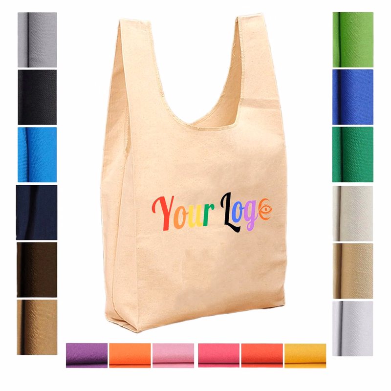 MOQ50 Canvas U-shape Tote Bag
