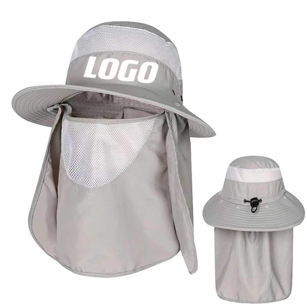 Protection Sunbonnet With Mesh Mask Neck Flap 1