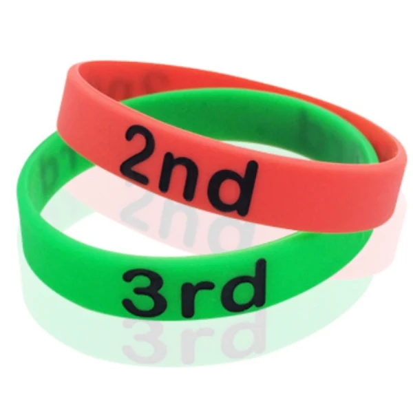 Custom Silicone Wristband with Full-Color Logo — Sports & Event Bracelet 1