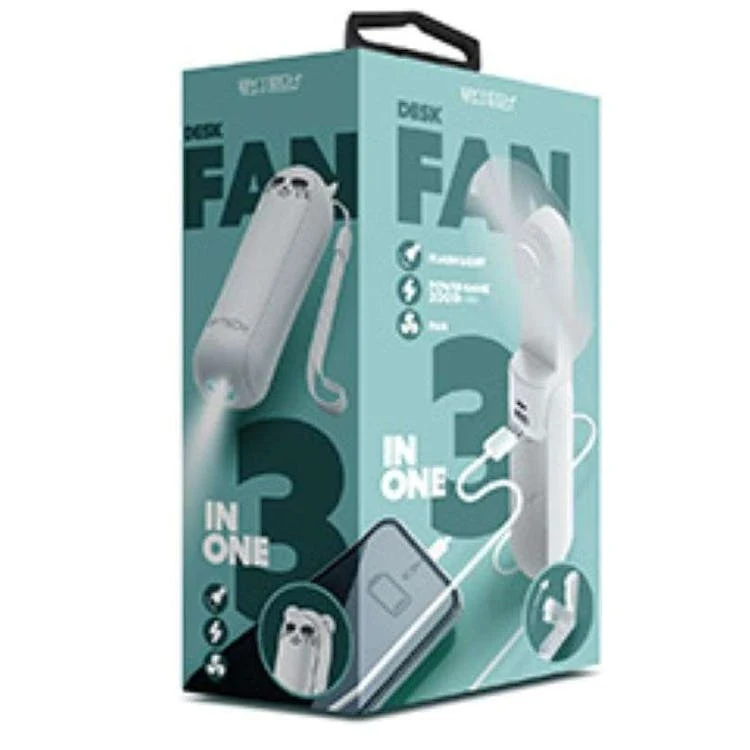 3-in-1 Desktop Fans -White 1