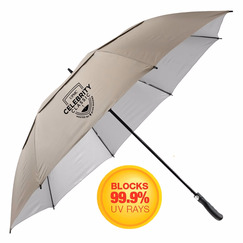 The Vented Hybrid UV Golf Umbrella