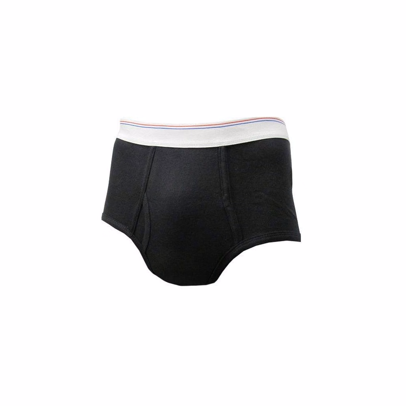 Men's Boxer Briefs - Black XL Mid-Rise