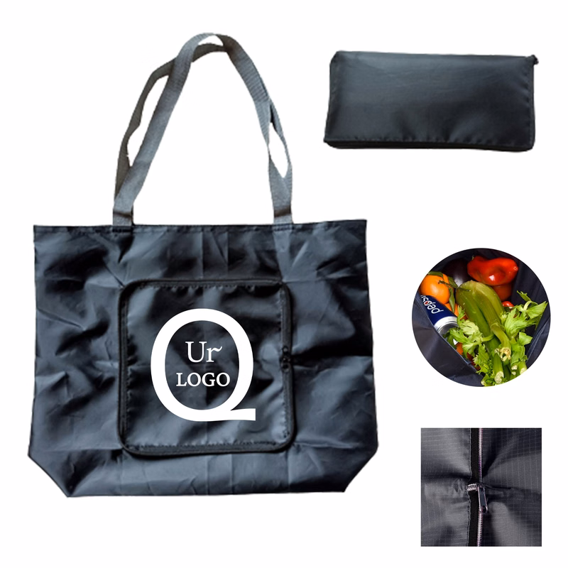 12.6 X 15 Inch Oxford Cloth Folding Grocery Bag