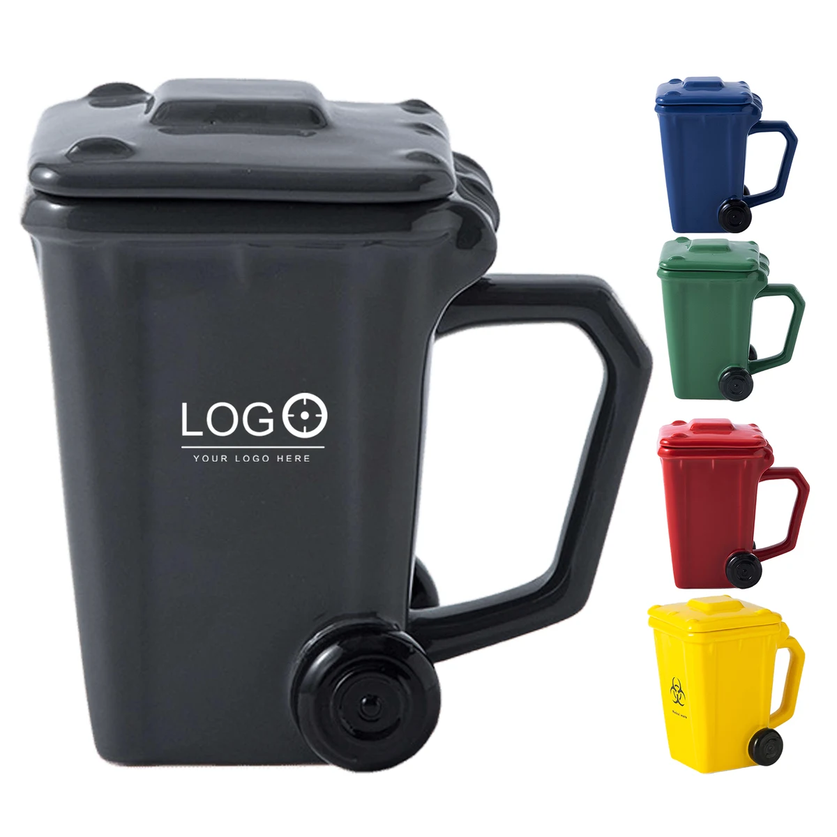 12 oz Garbage Bin Novelty Mug 1