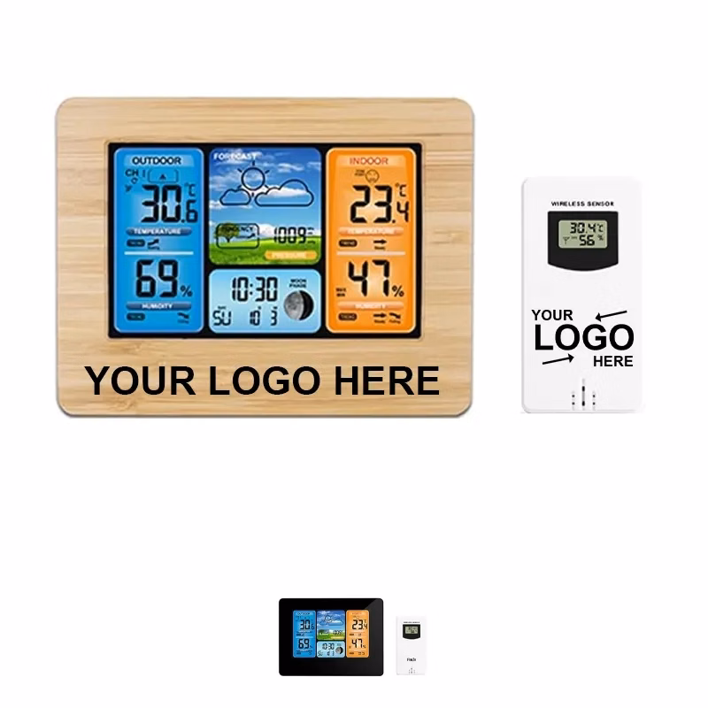 Digital Weather Thermometer With Alarm Clock