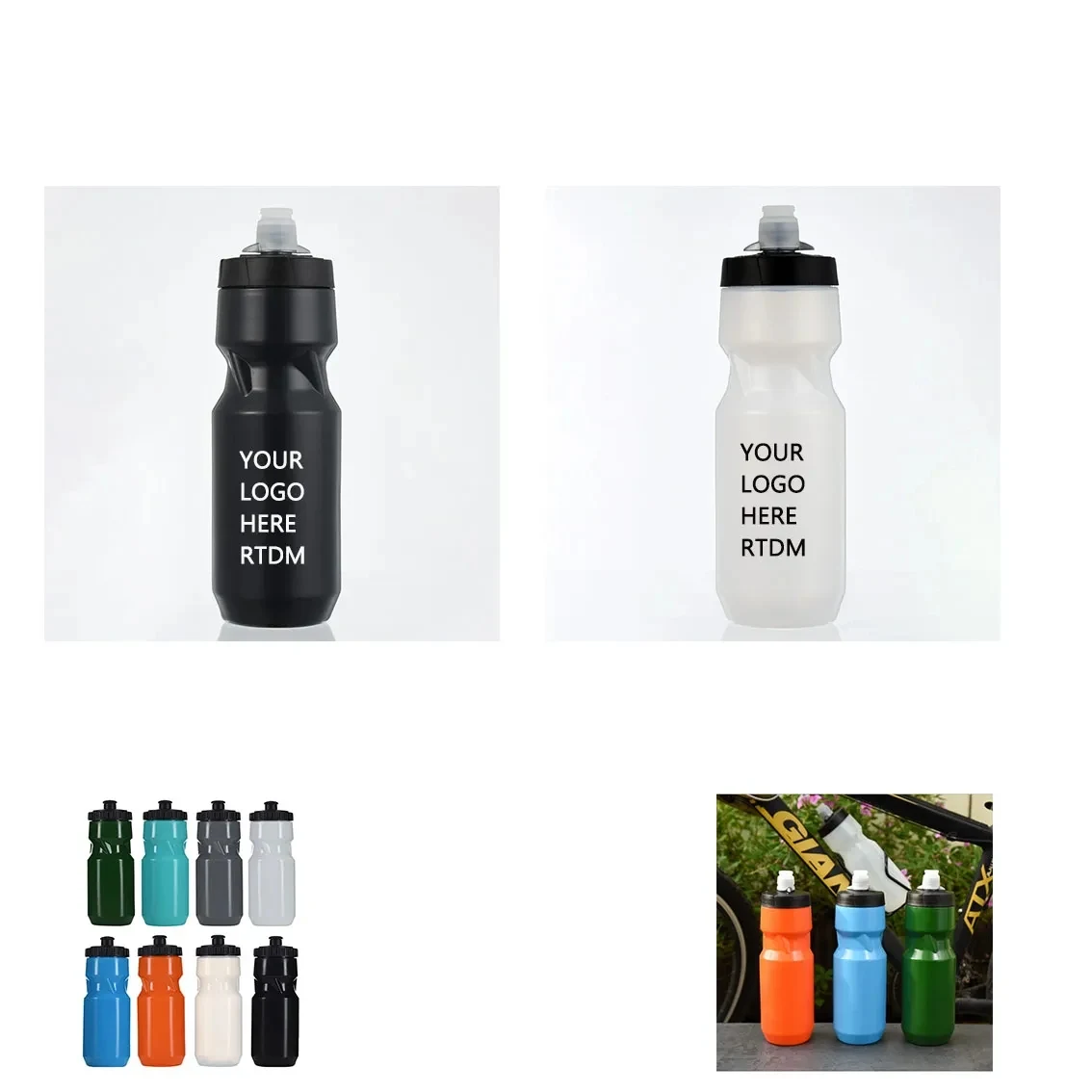 24oz/700ml Sport Squeeze Water Bottle 1