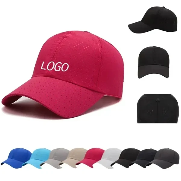 Quick-Drying Solid-Color Baseball Cap 1