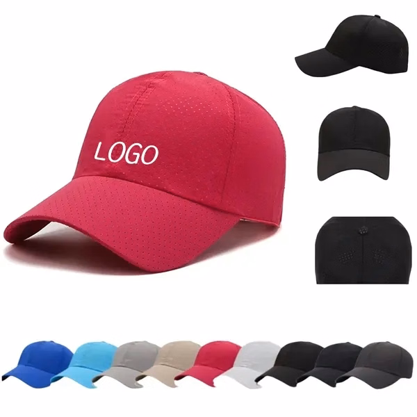 Quick-Drying Solid-Color Baseball Cap