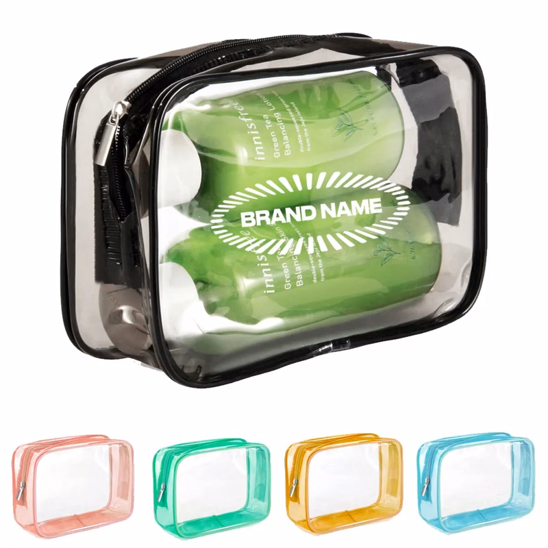 In Stock Clear Cosmetic Makeup Toiltery Organizer Bath Bag