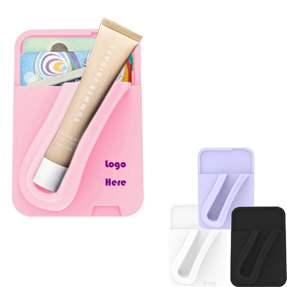 Card Case With Lipstick Holder 1