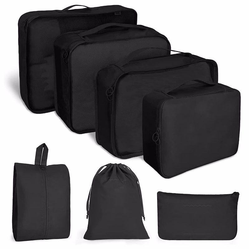 7 Pcs Foldable Travel Cubes Set
