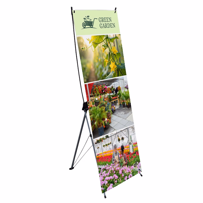 32 in. x 72 in. Signature X-Stand Banner (Full Color)