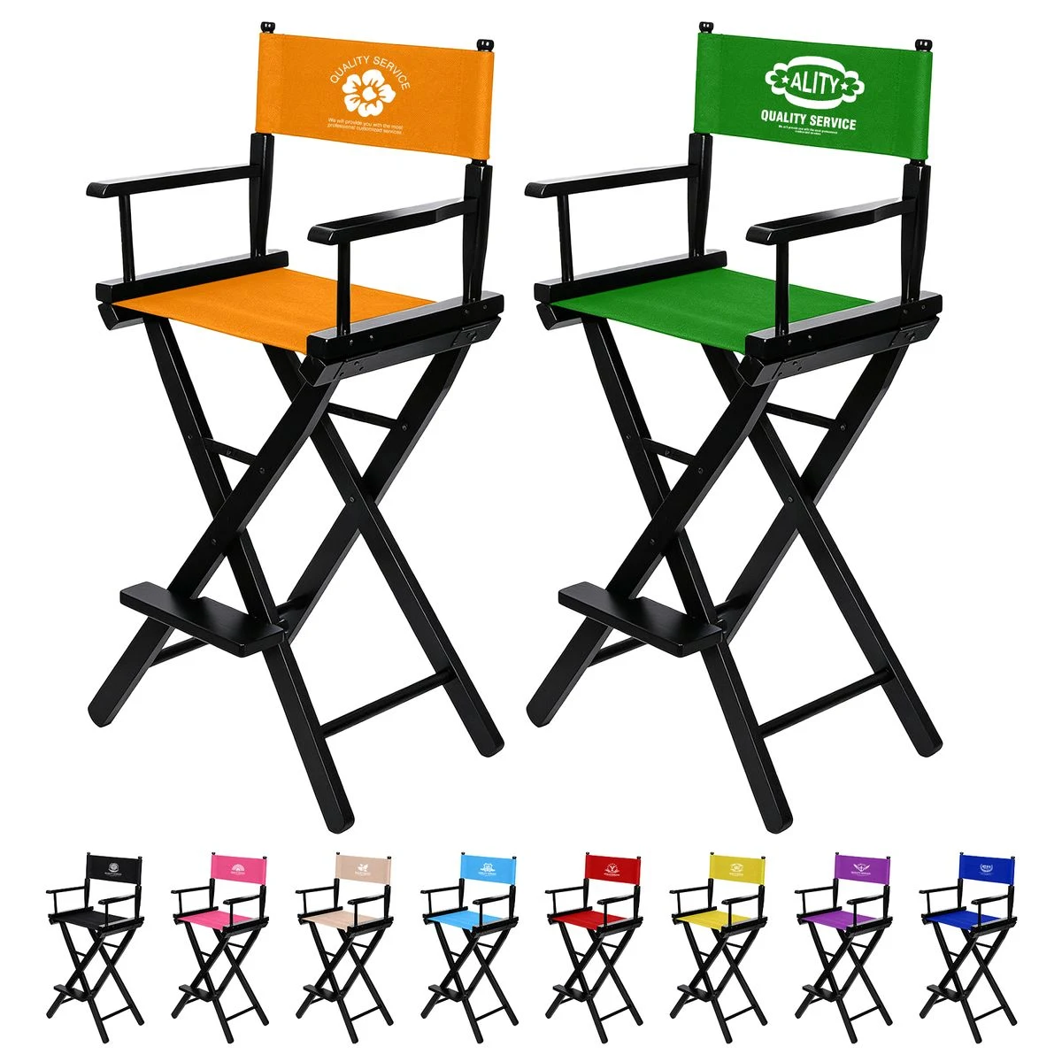 Beech Wood Folding Portable Outdoor Canvas Chair 1