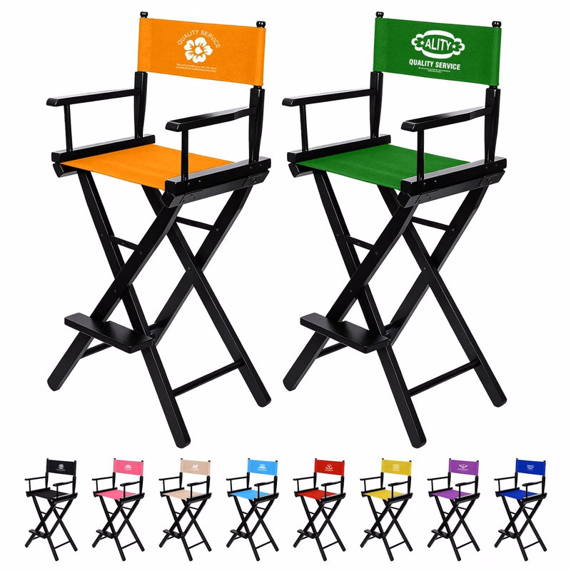 Beech Wood Folding Portable Outdoor Canvas Chair