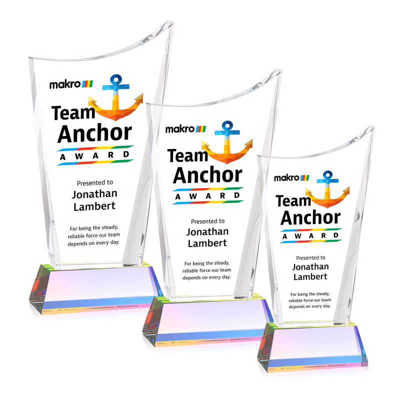 Burnett VividPrint™ Award on Newhaven Base - Prismatic
