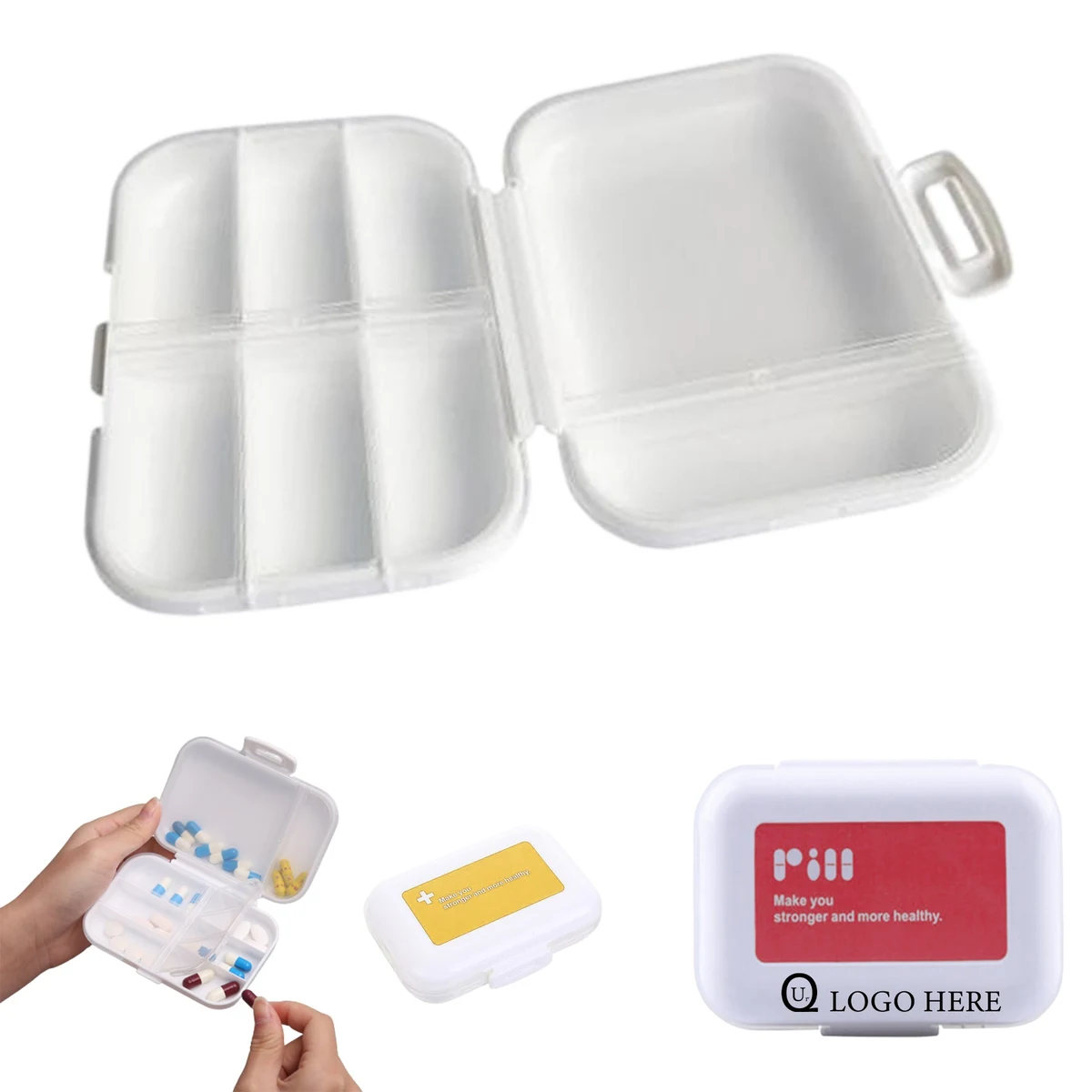 8 Compartments Medicine Case 1