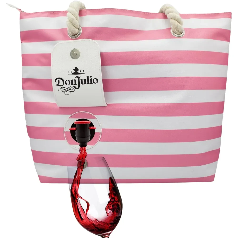 Wine Tote Bag Cooler with Hidden Spout 1
