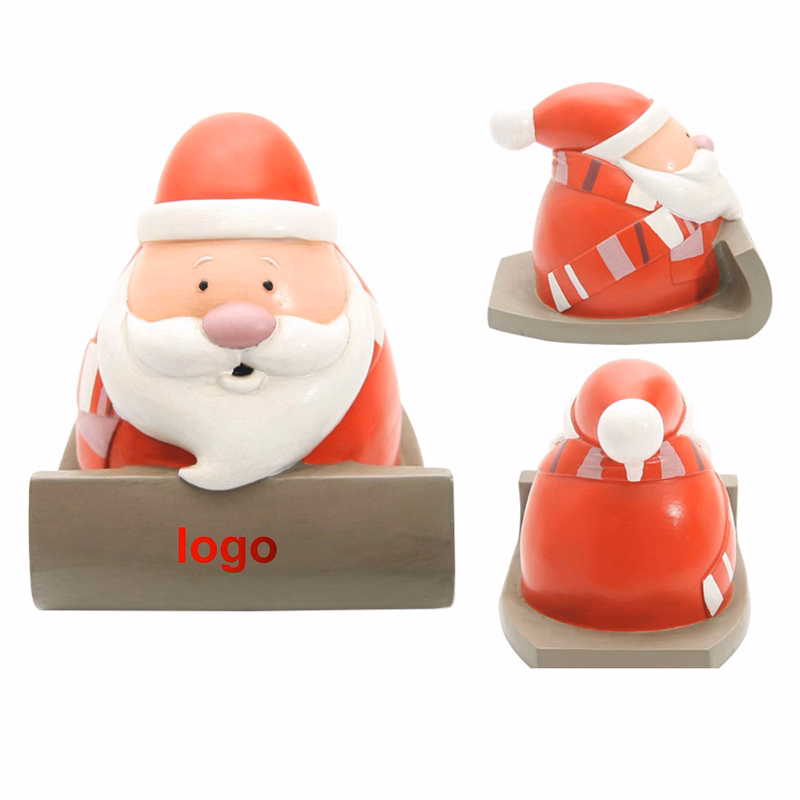 Plastic Santa Claus Figure