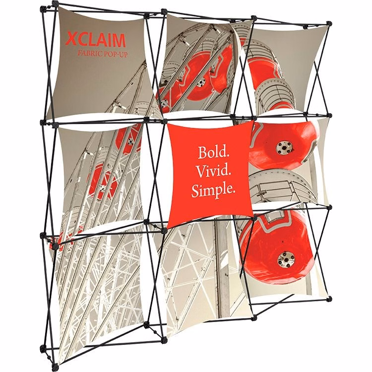 Xclaim 8ft Wide Fabric Popup Display Kit 01