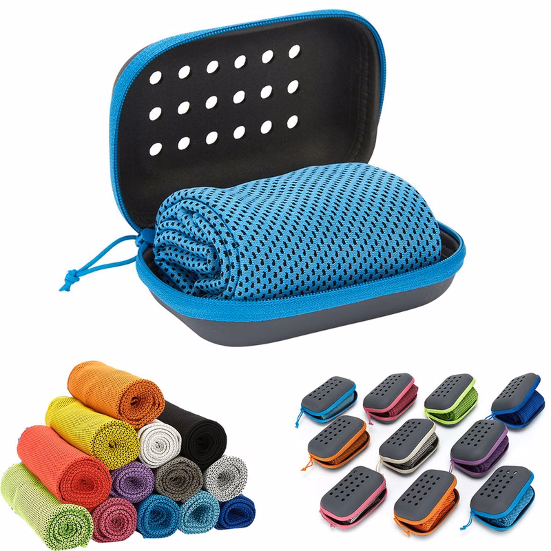 Case Microfiber Cold Sports Cooling Towel