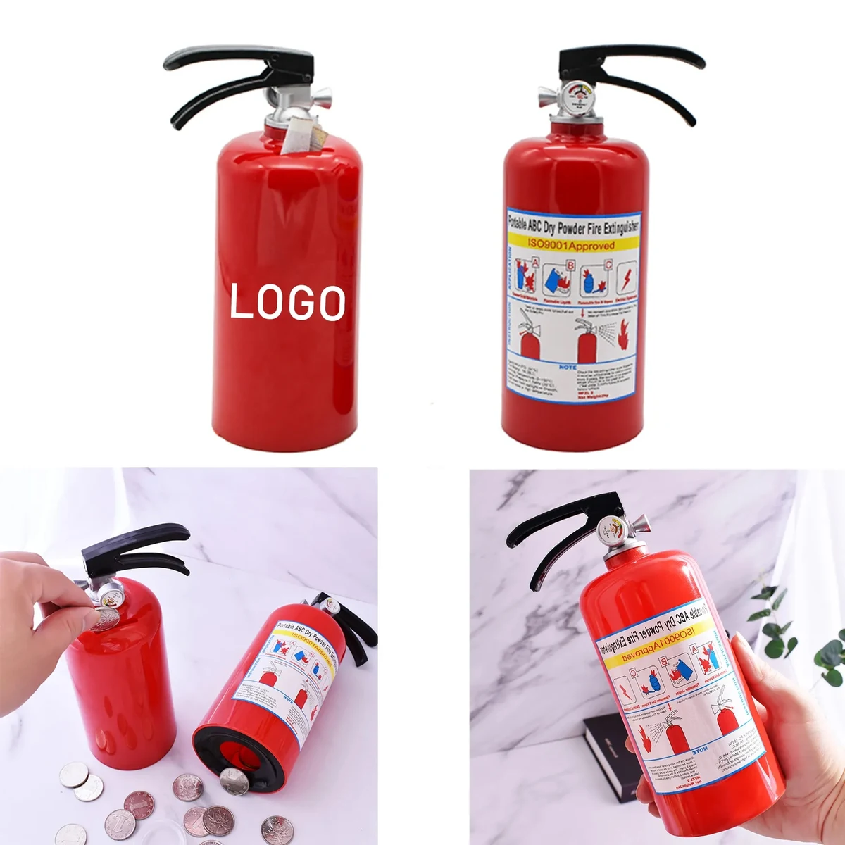Fire Extinguisher Piggy Coin Money Bank 1