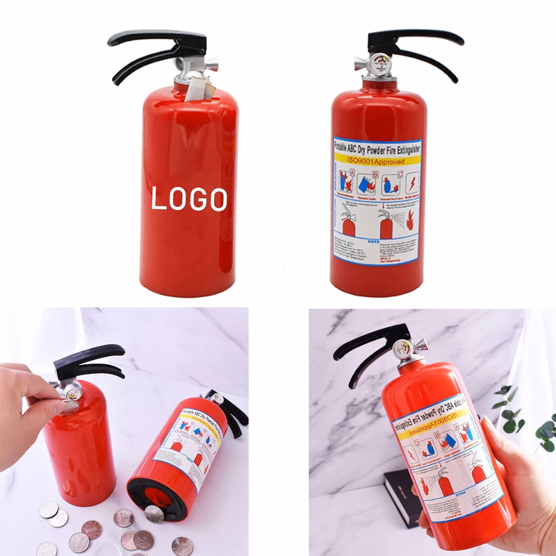 Fire Extinguisher Piggy Coin Money Bank