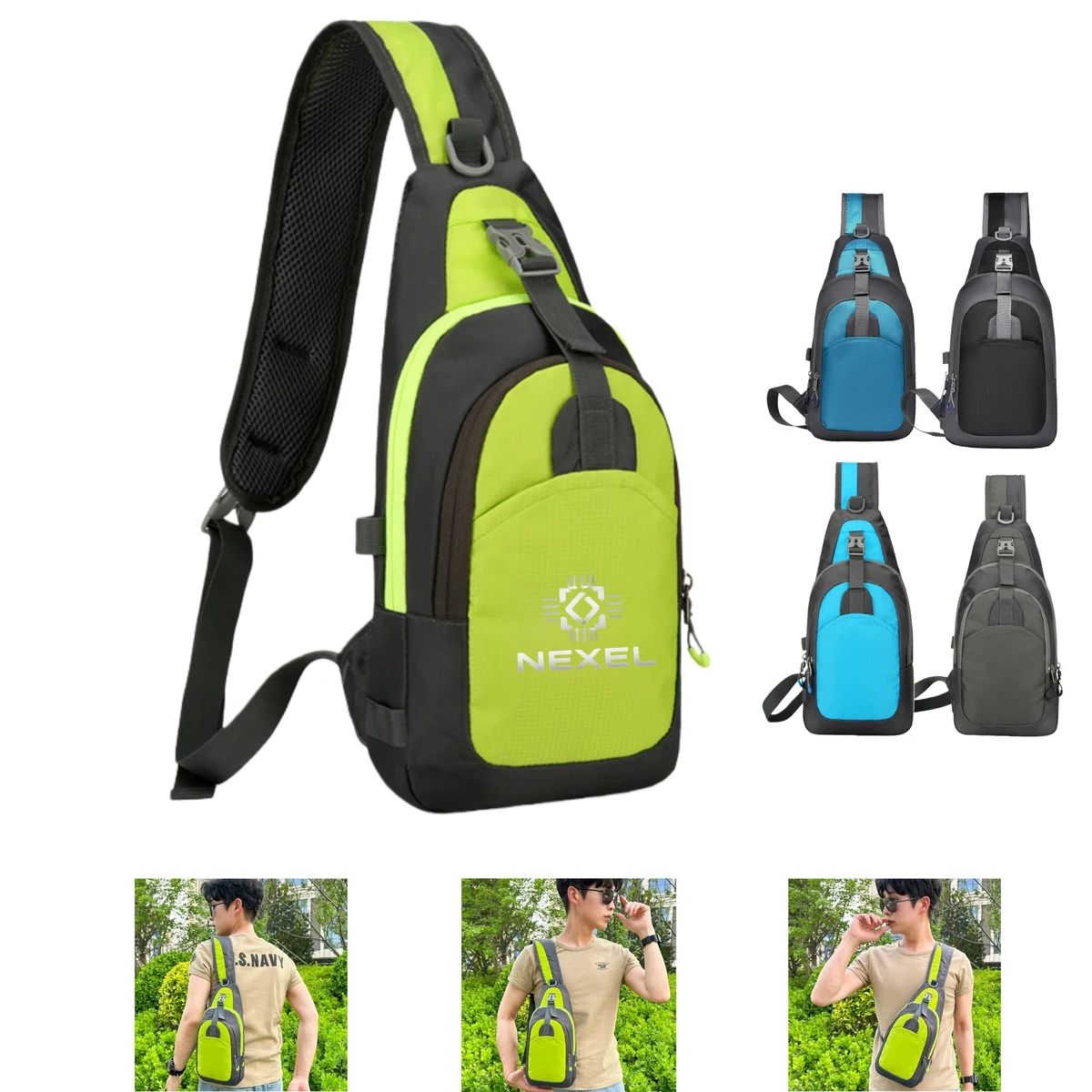 Travel Chest Crossbody Sling Backpack 1