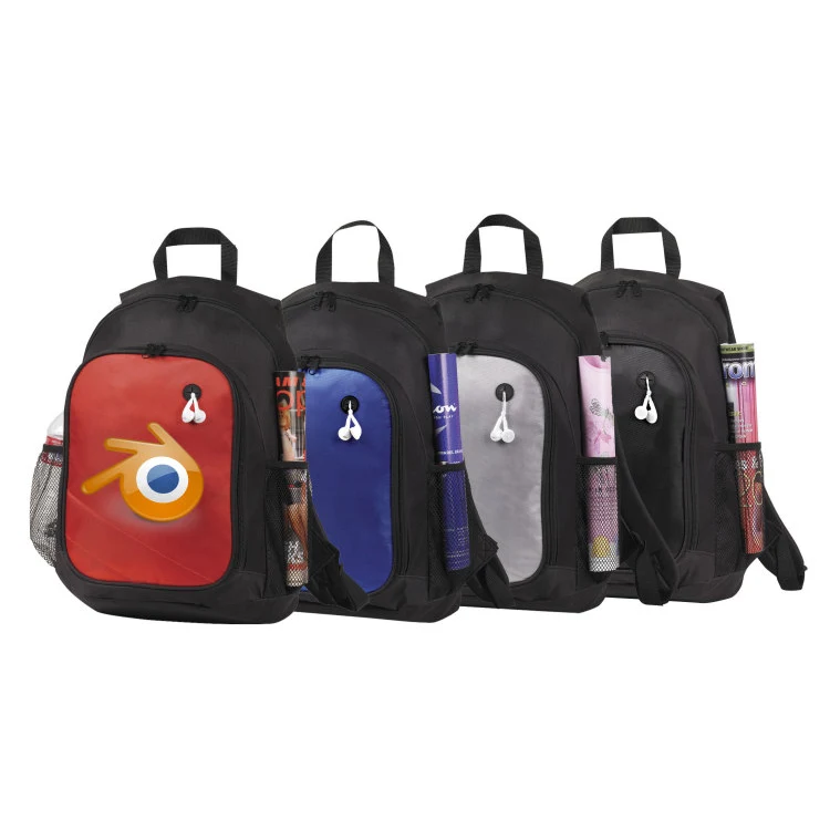 Computer Backpack with earphone port and inside organizer 1