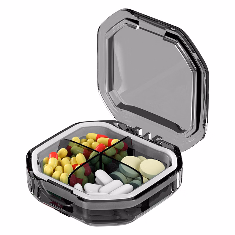 Portable Pill Organizer Medicine Vitamin Case