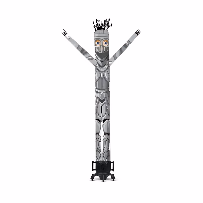 Knight Inflatable Tube Man Mascot with Blower