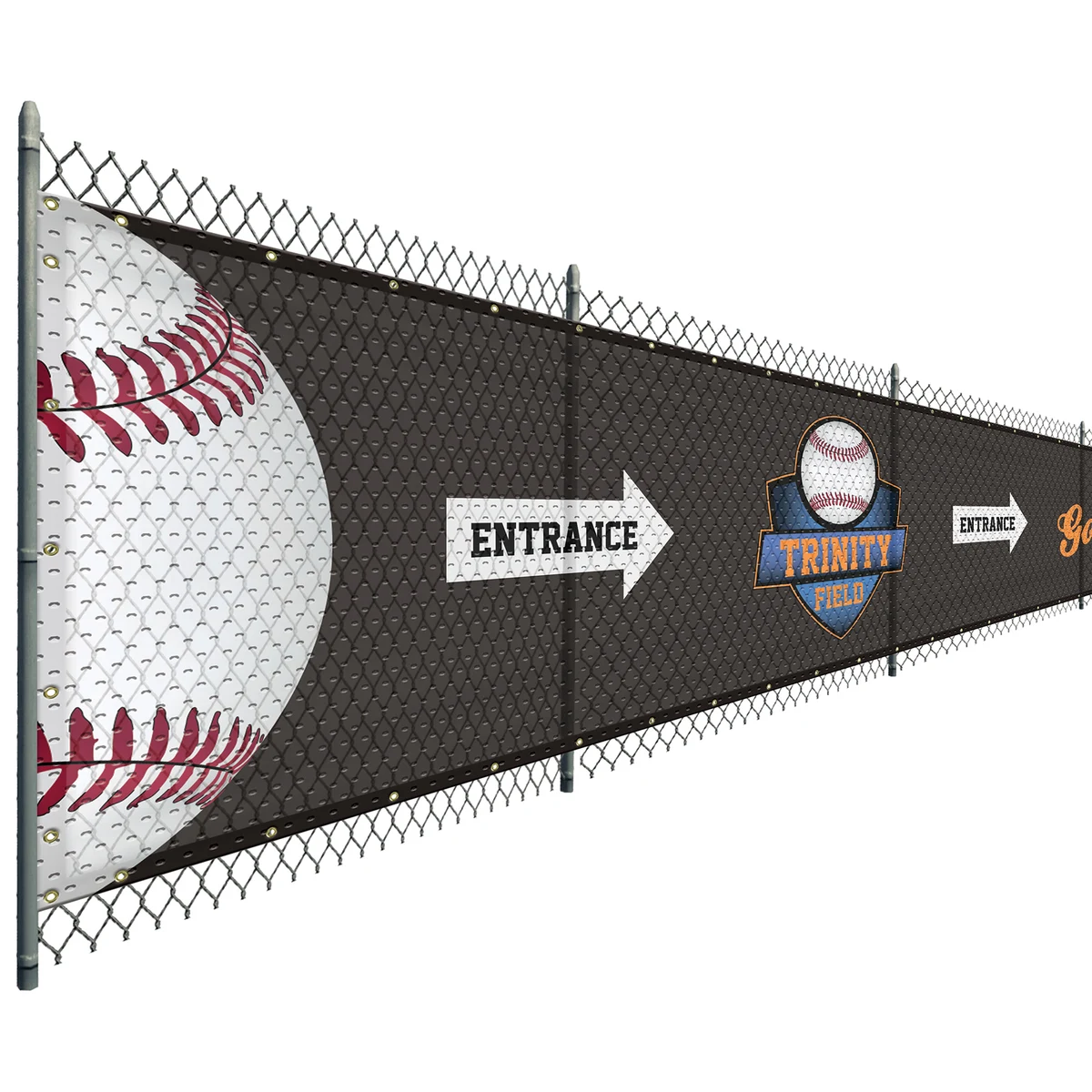 5' x 48' Polyester Mesh Banner 1