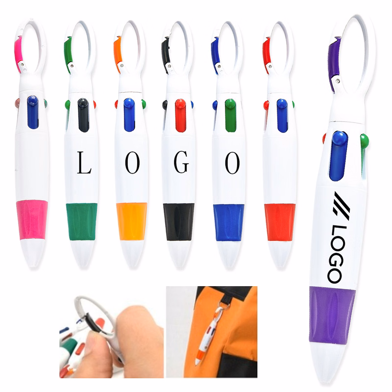 Hook 4-Color Marker Ballpoint Pen