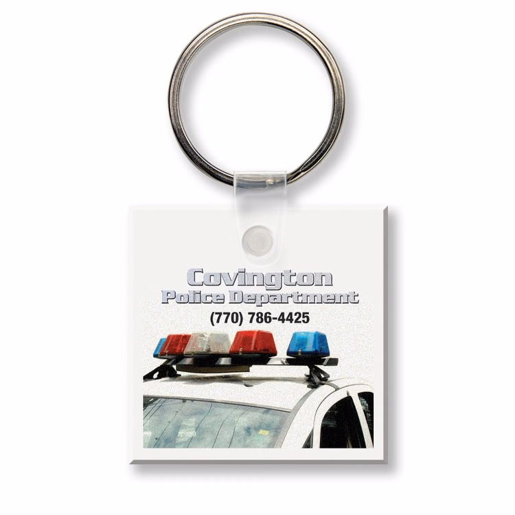 Small Square Key Tag - Full Color