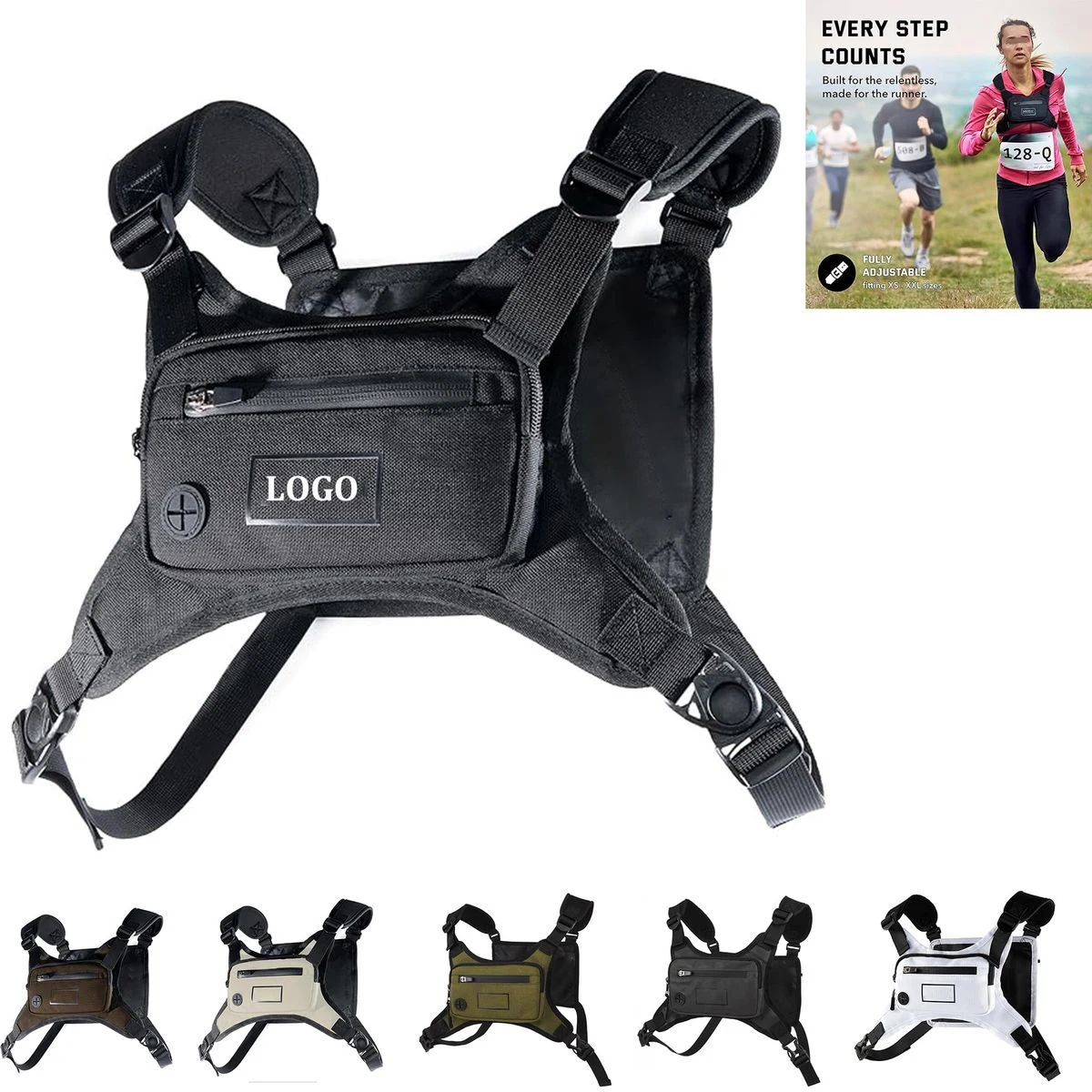 Lightweight Waterproof Sports Chest Pack 1