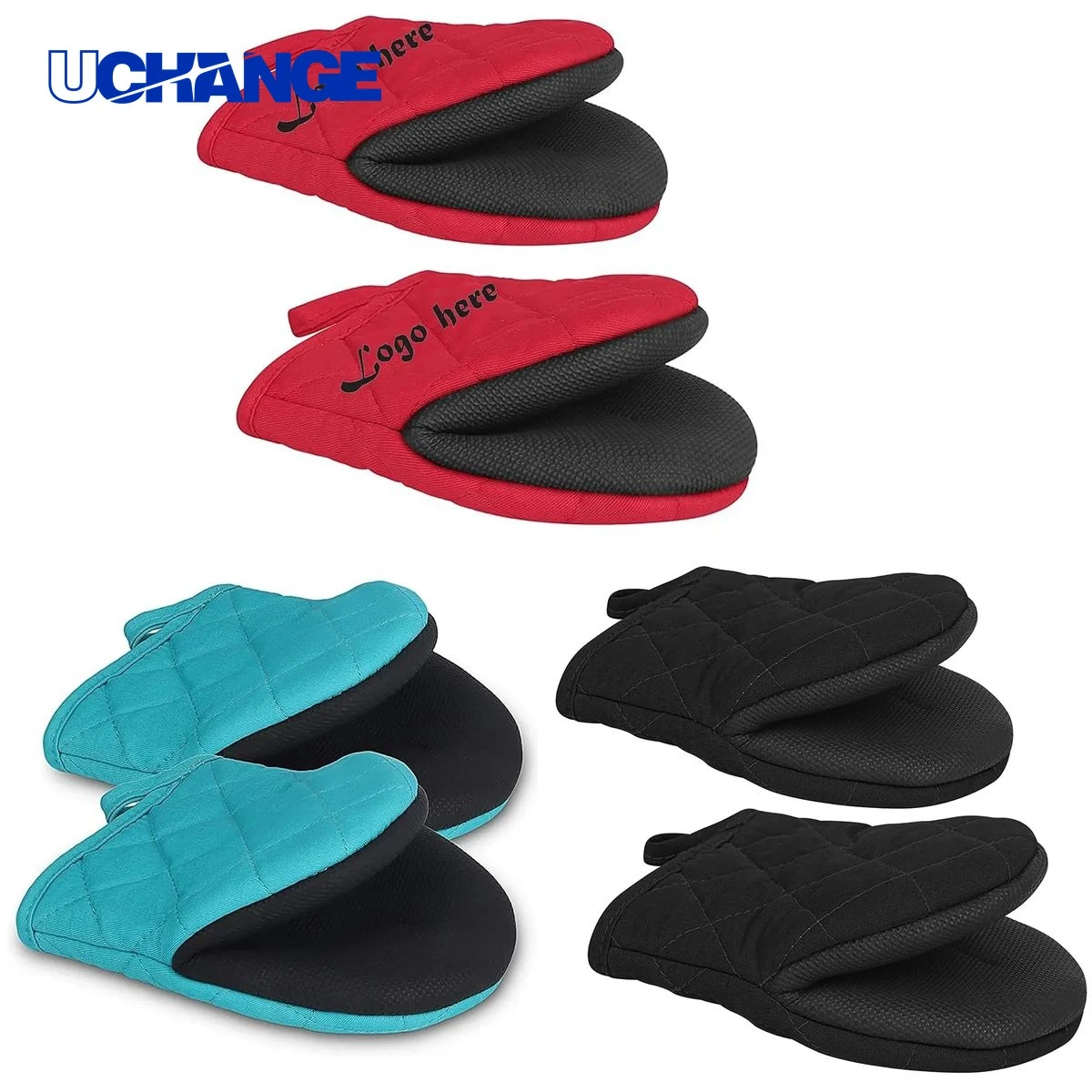 Pair of Kitchen Oven Gloves for Heat Protection 1