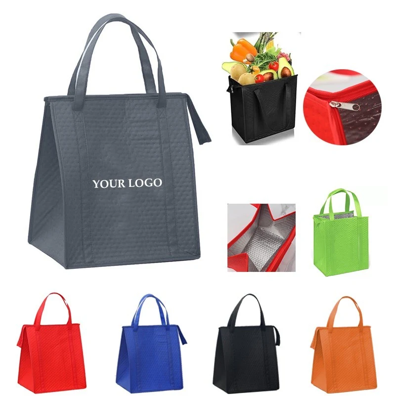Waterproof Insulated Thermal Cooler Bag With Zipper 1