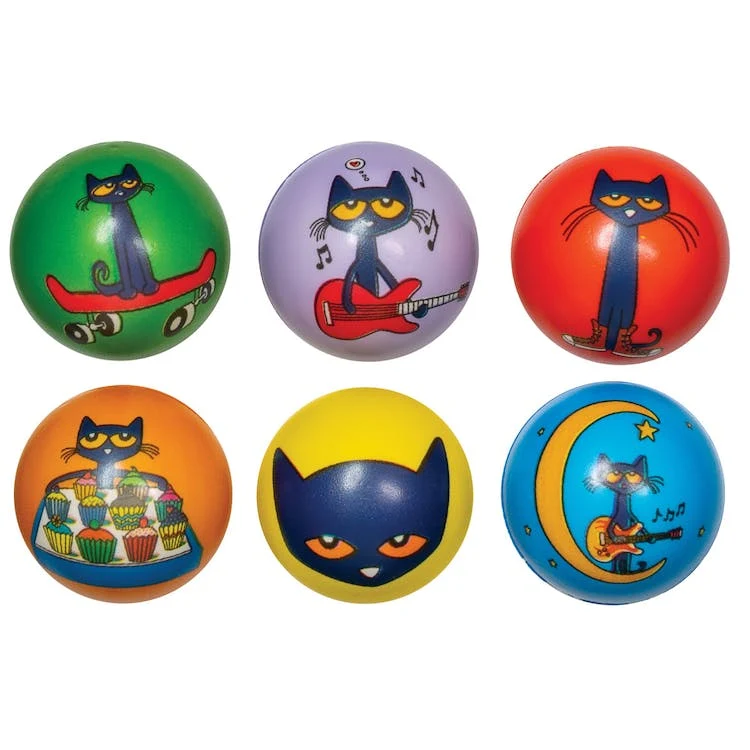 Pete the Cat Stress Ball Fidget Toy Set 1