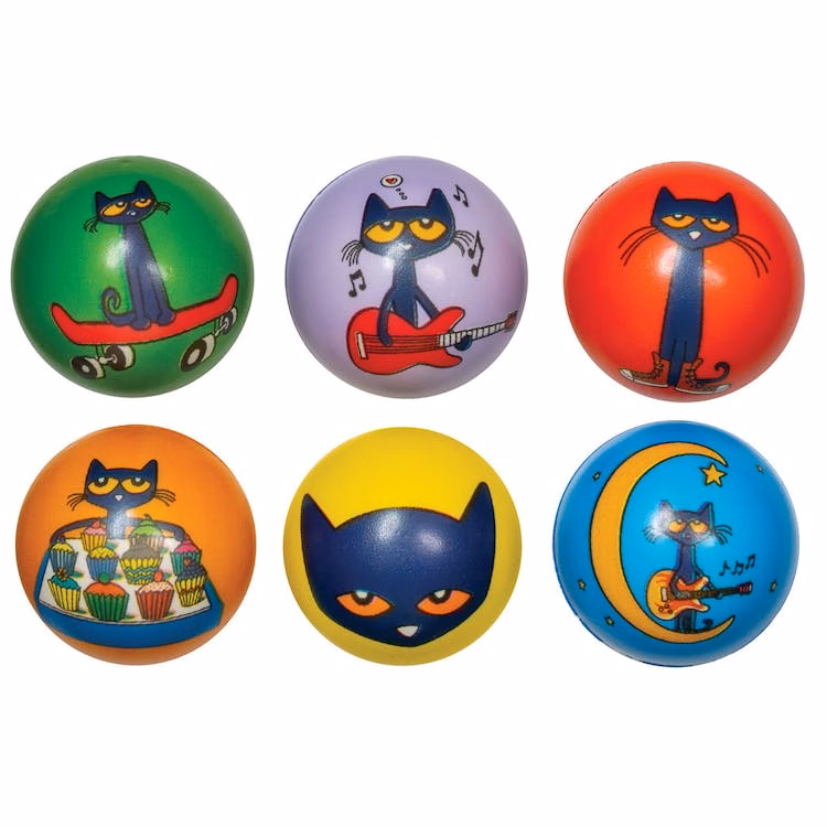 Pete the Cat Stress Ball Fidget Toy Set
