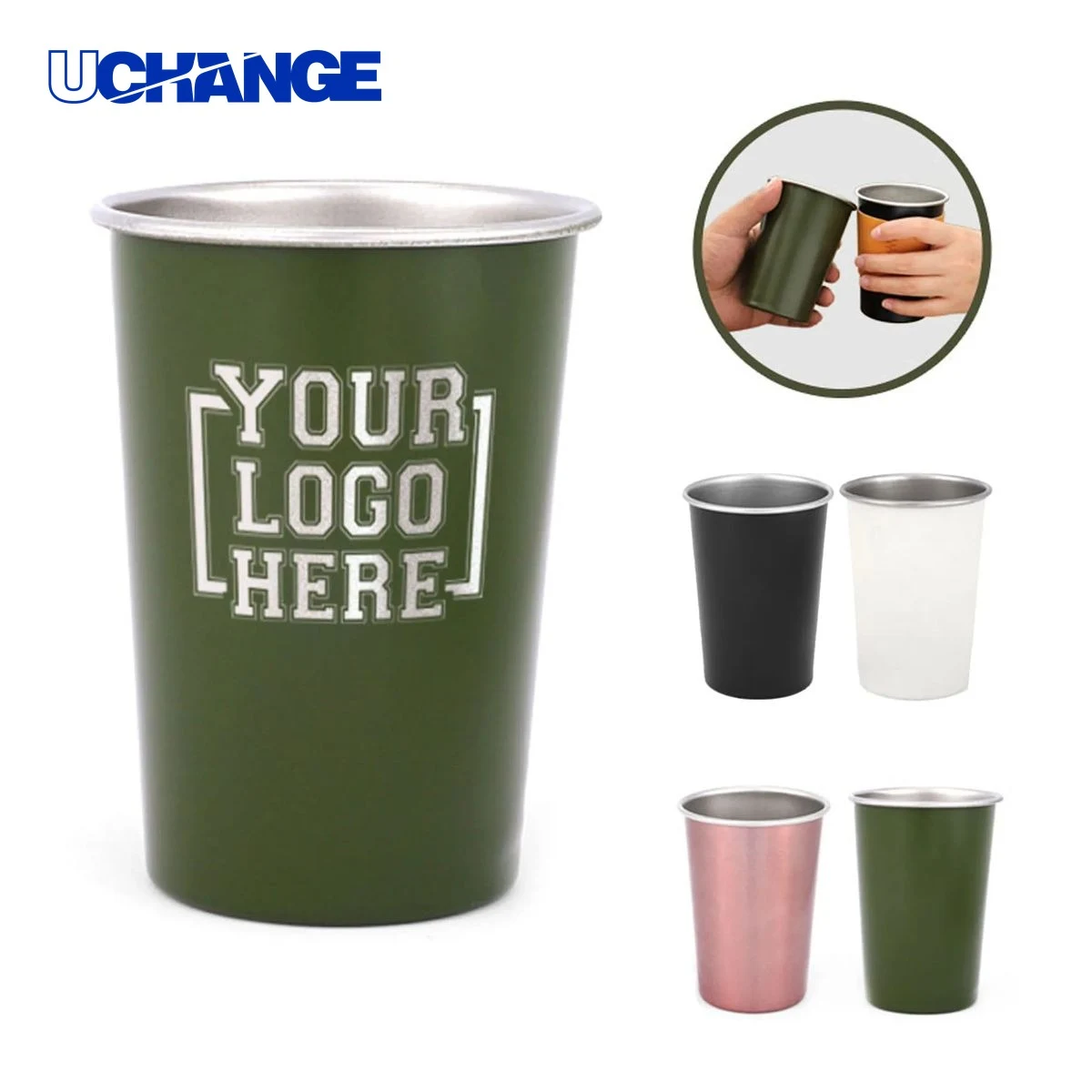 Party Drink Aluminum Beer Cup Container (12oz) 1