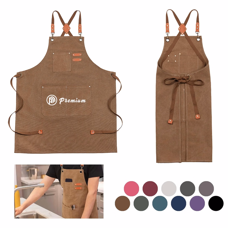 Cotton Denim Bib Chef Apron