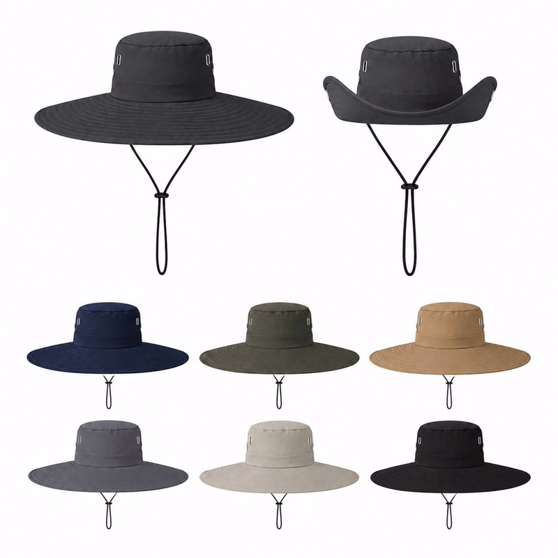 MOQ30 Wide Brim Fishing Bucket Hat