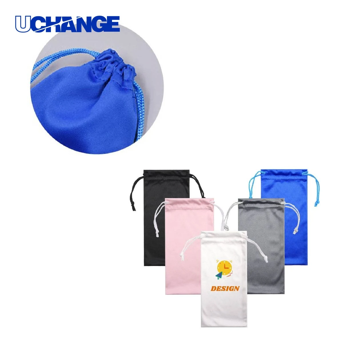 Microfiber Drawstring Sunglasses Pouch 1