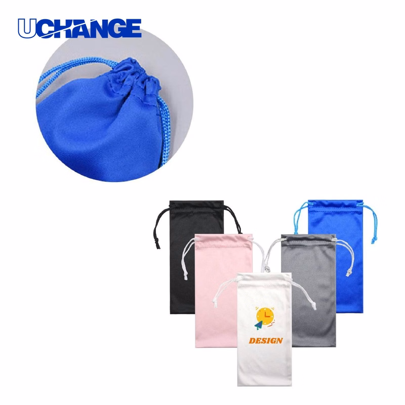 Microfiber Drawstring Sunglasses Pouch