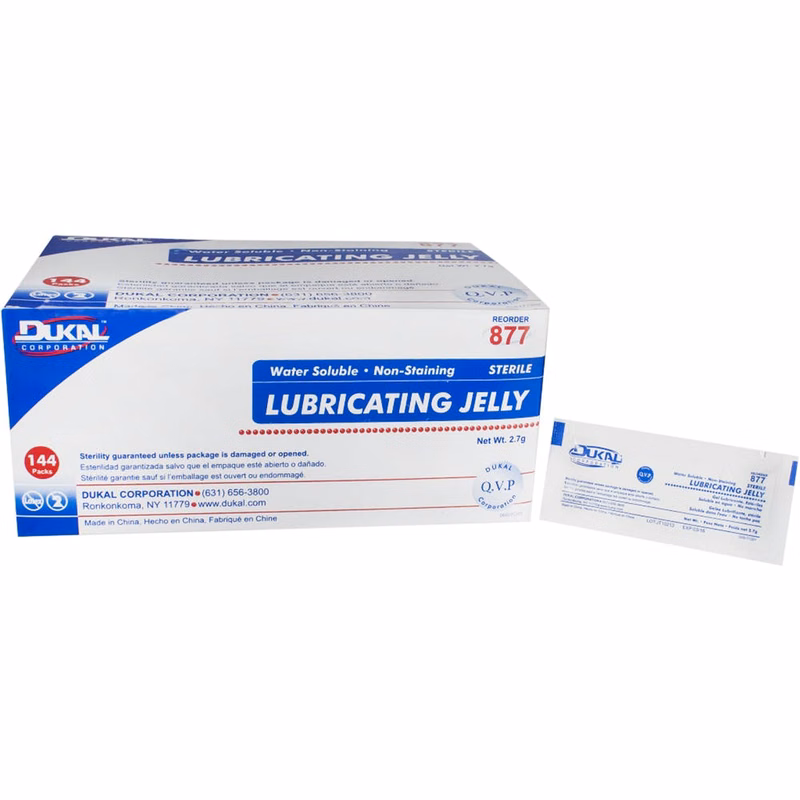 Lubricating Jelly Packets - 0.1 oz Foil Pack