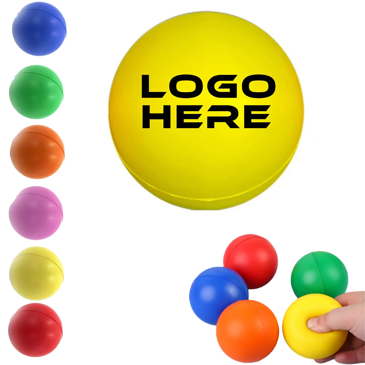 Round Stress Relief Ball for Anxiety, Focus, and Grip Strength 1