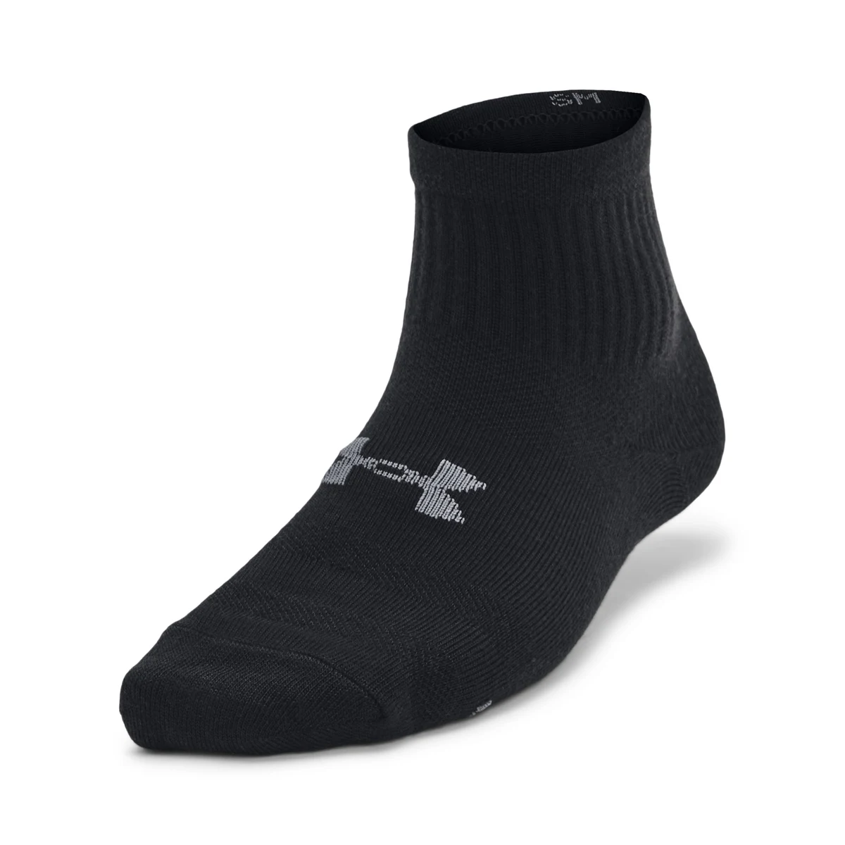 UA Essential Kids' 3-Pack Quarter Socks 1